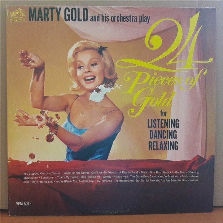 MARTY GOLD  - 24 PIECES OF GOLD (1962) 2LP 2.EL PLAK