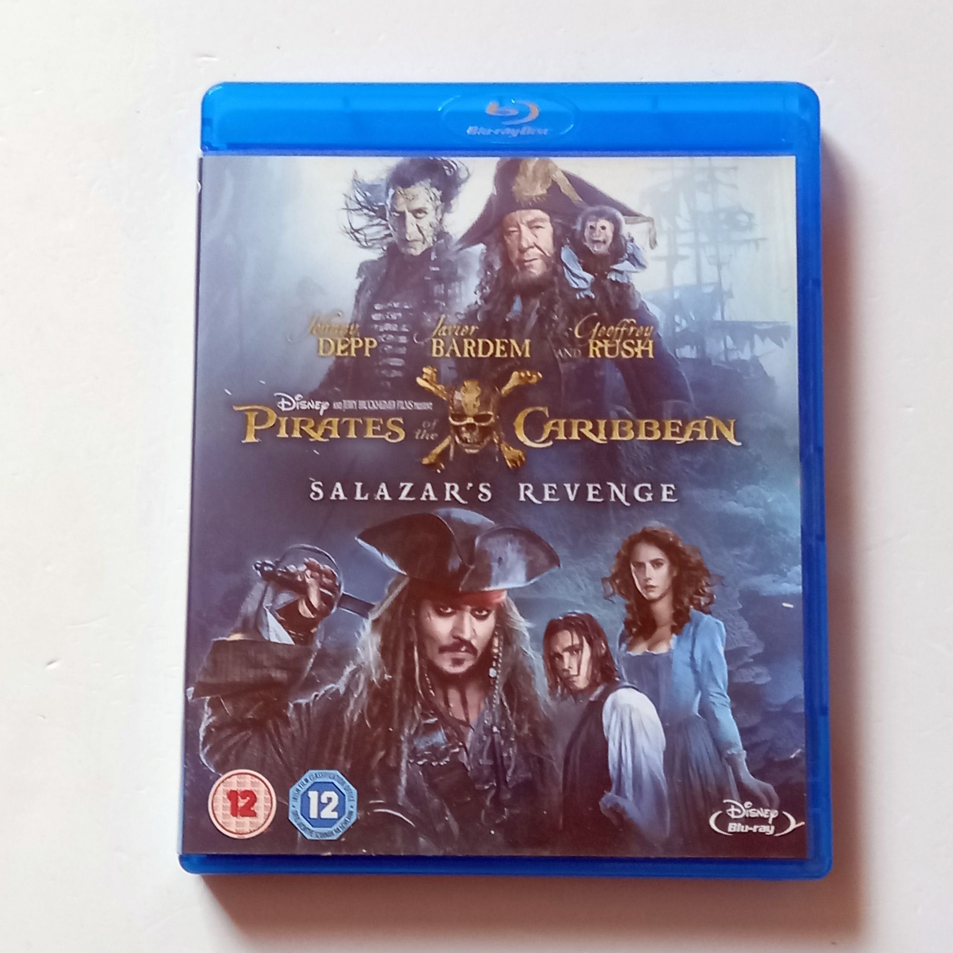 PIRATES OF THE CARIBBEAN SALAZAR'S REVENGE - JOHNNY DEPP, JAVIER BARDEM, GEOFFREY RUSH - YÖN.: JOACHIM RONNING & ESPEN SANDBERG  - BLU-RAY 2.EL REGION FREE TÜRKÇE ALTYAZI YOKTUR