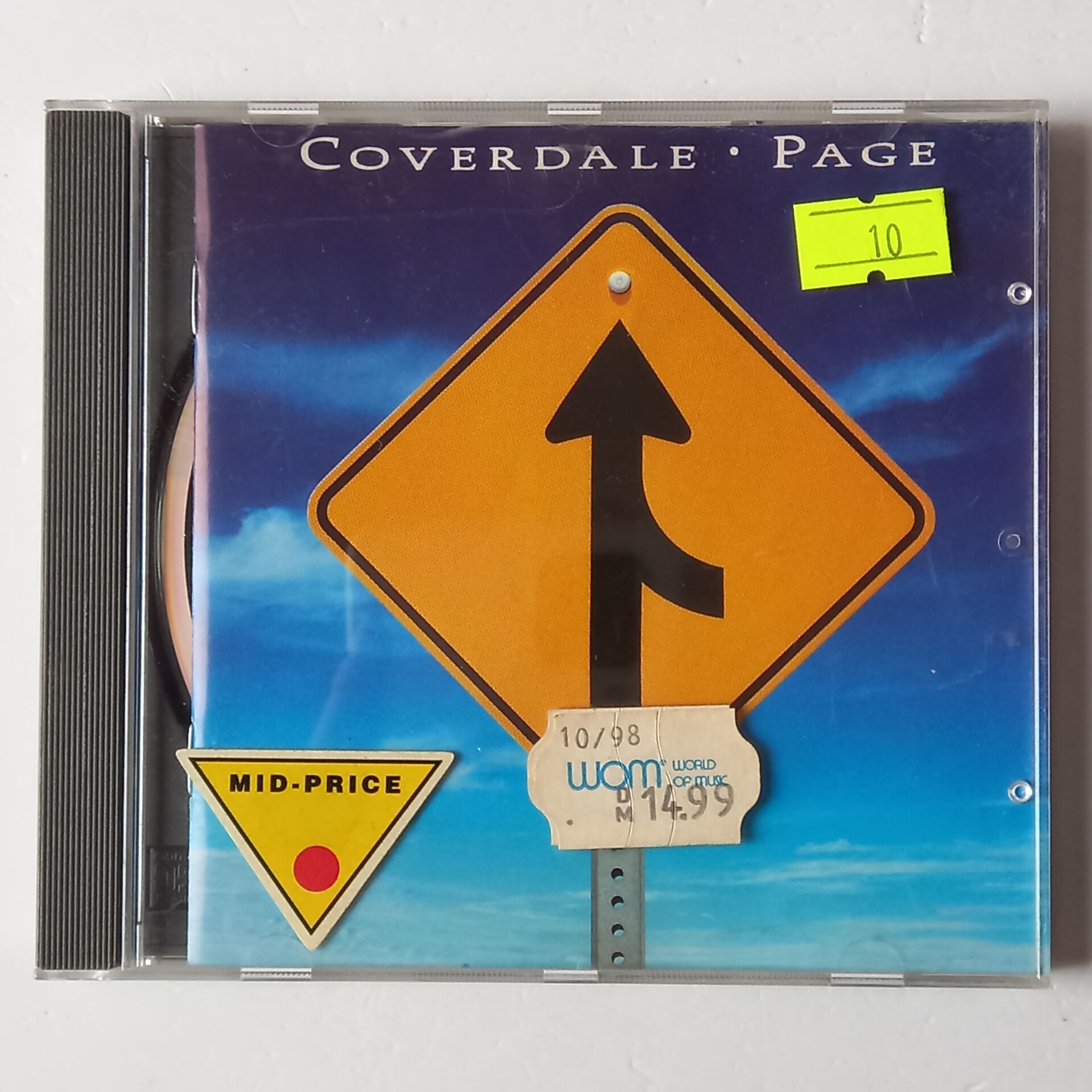 COVERDALE PAGE – COVERDALE PAGE (1993) - CD REISSUE 2.EL