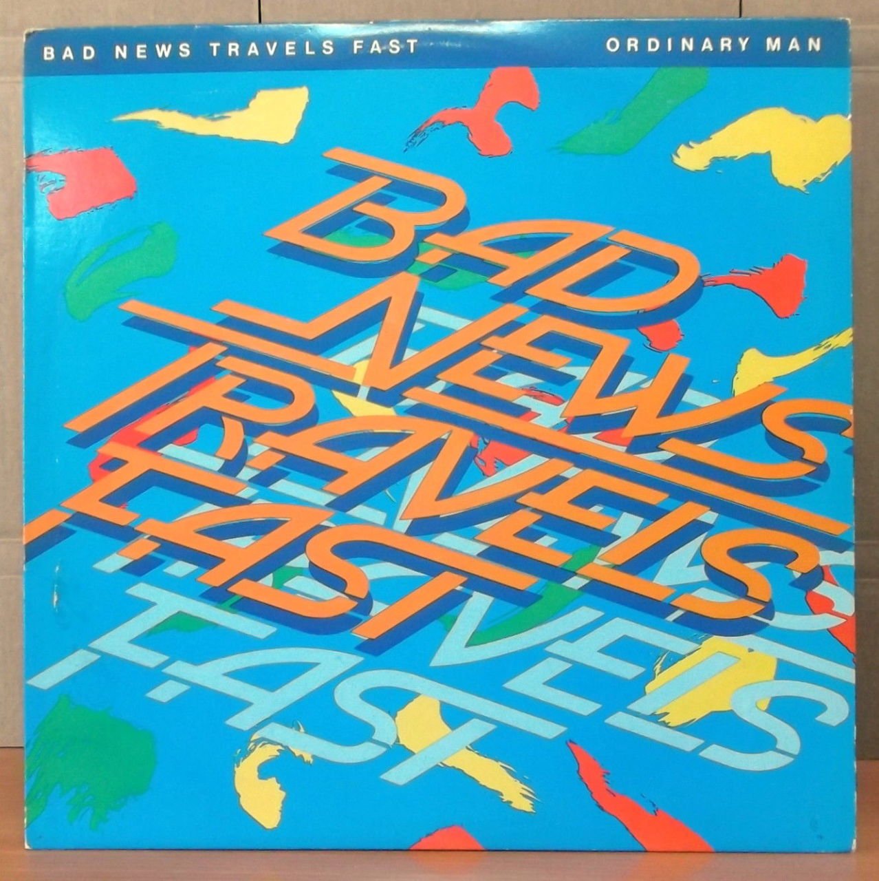 BAD NEWS TRAVELS FAST ORDINARY MAN LP 2.EL