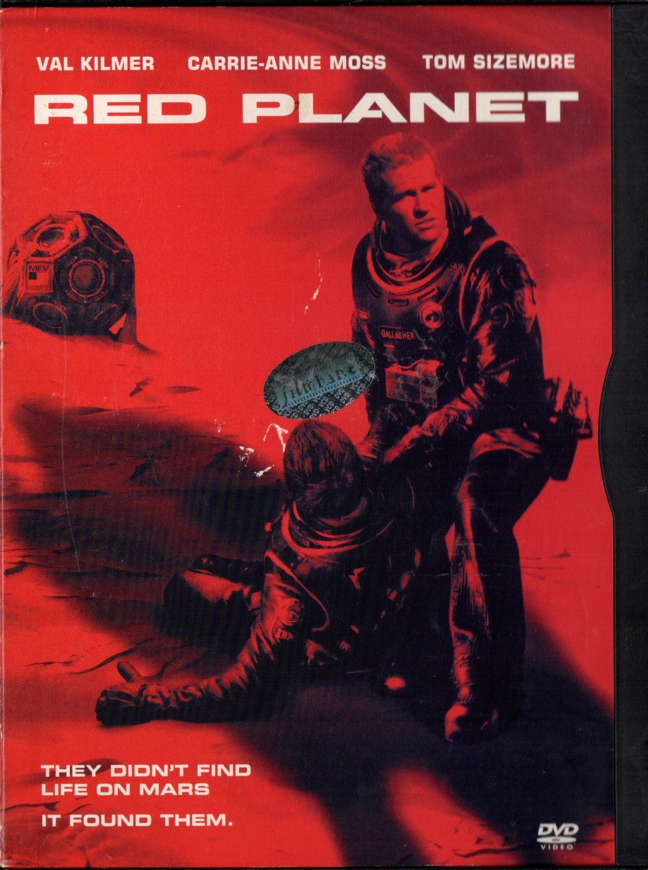 RED PLANET - VAL KILMER - SNAPCASE DVD 2.EL
