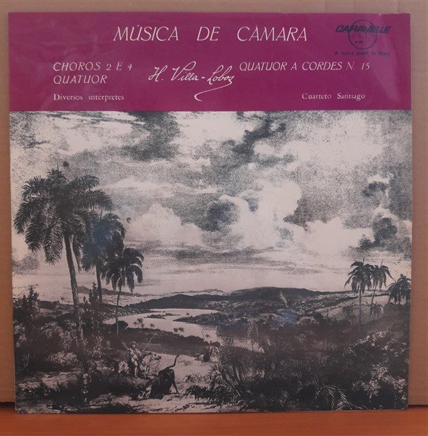 VILLA-LOBOS: CHOROS QUATUOR, QUATUOR A CORDES (1971) - LP 2.EL PLAK