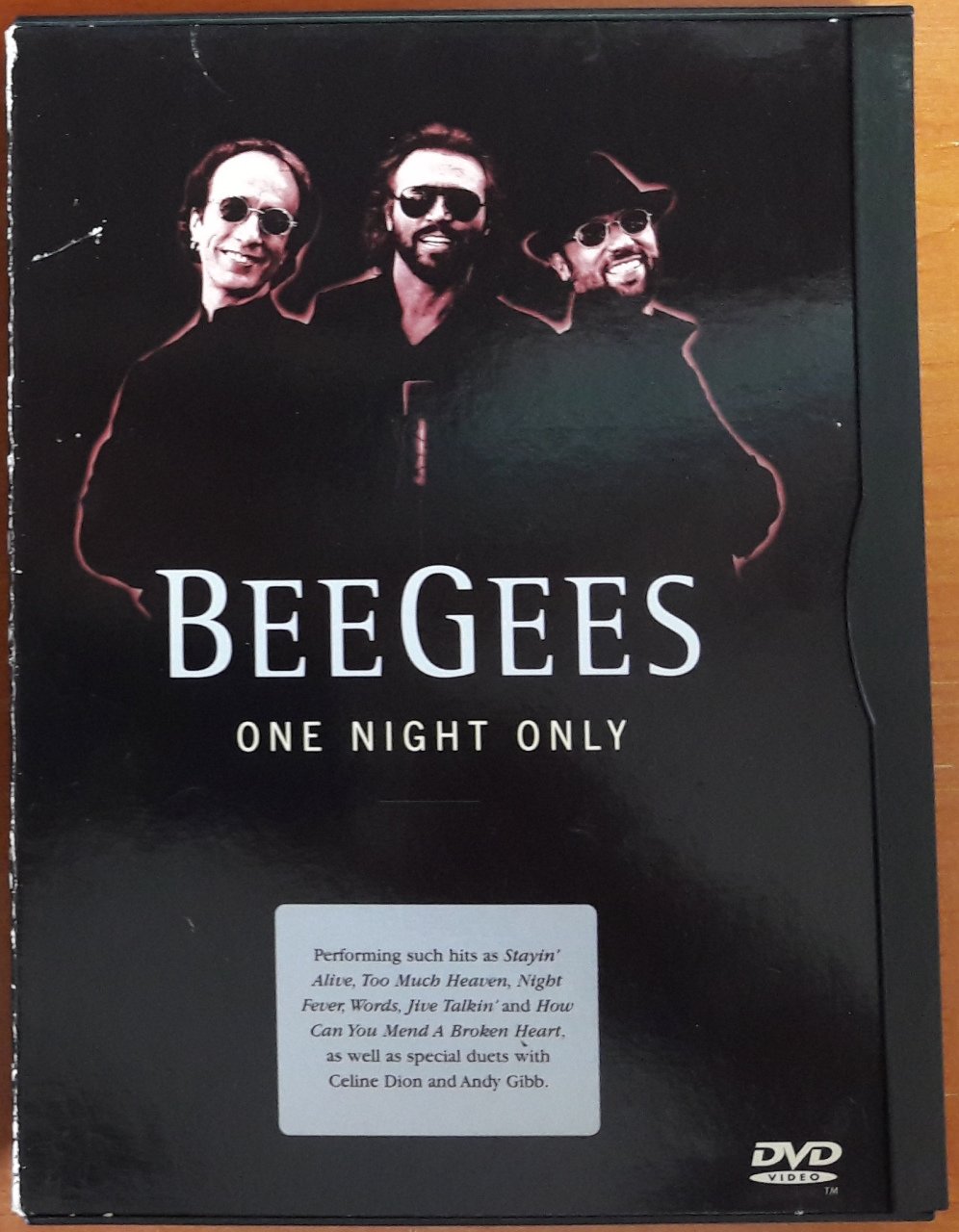 BEE GEES - ONE NIGHT ONLY (1998) - SNAPCASE DVD 2.EL 1. BÖLGE