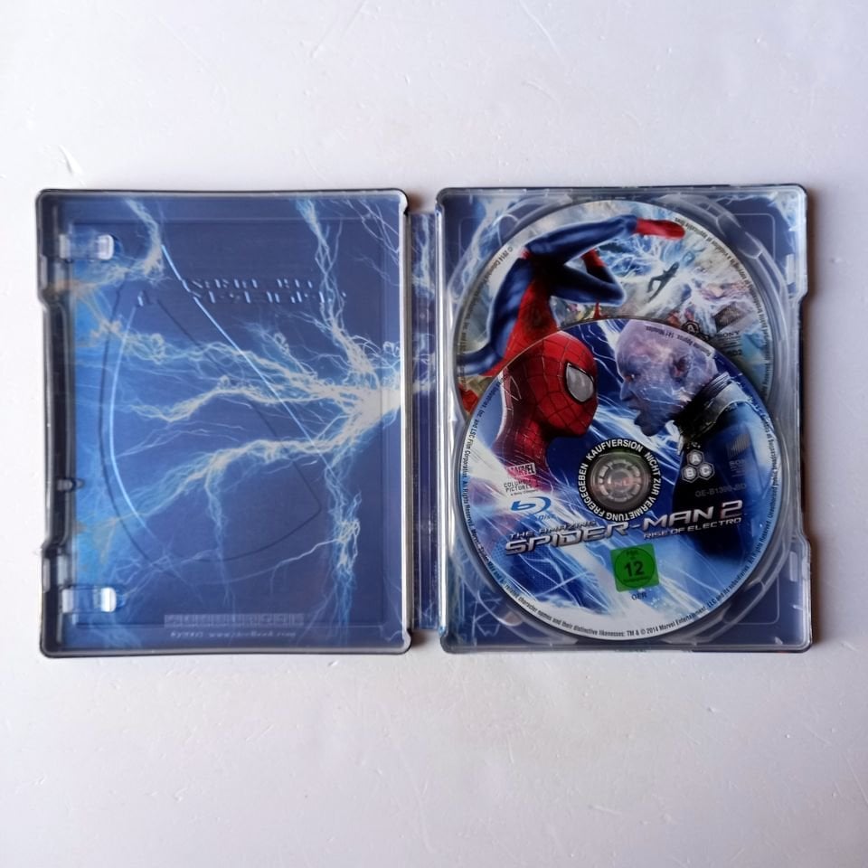 THE AMAZING SPIDER-MAN 2 - ANDREW GARFIELD, EMMA STONE, JAMIE FOXX - YÖN.: MARC WEBB - 2BLU-RAY  STEELBOOK METAL KUTU 2.EL