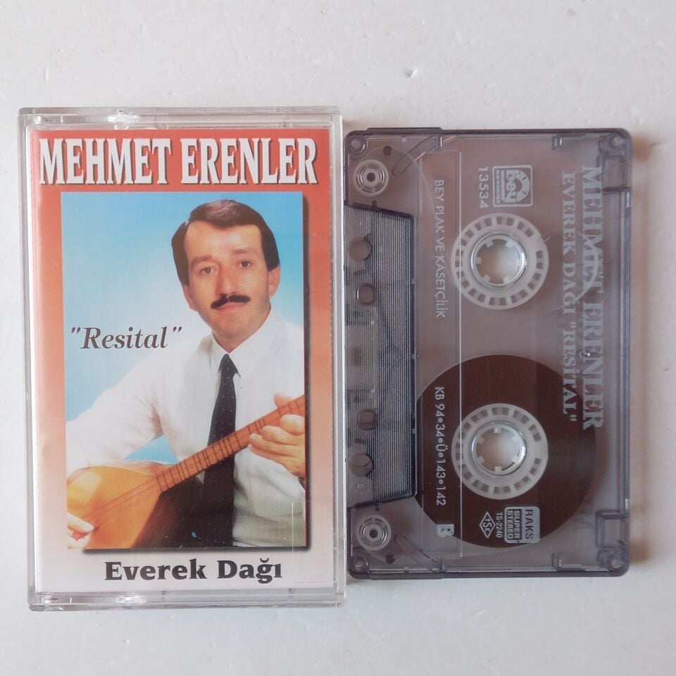 MEHMET ERENLER - EVEREK DAĞI / RESİTAL (1994) - KASET 2.EL