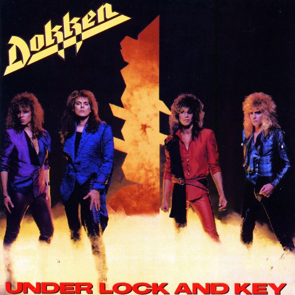 DOKKEN - UNDER LOCK AND KEY (1985) - LP 2024 YELLOW COLOURED SIFIR PLAK