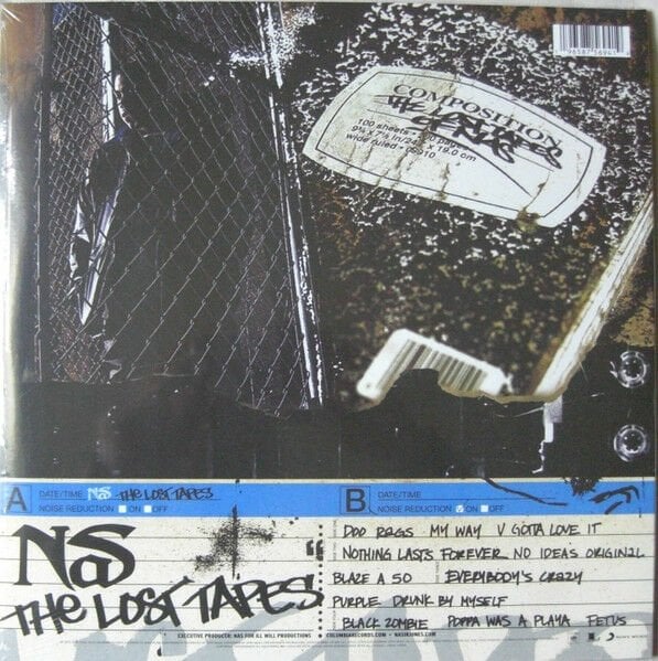 NAS - THE LOST TAPES (2002) LP 2023 REISSUE SIFIR PLAK