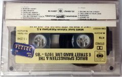 BRUCE SPRINGSTEEN & THE E STREET BAND - LIVE 1975 - '85 (1988) UZELLI CASSETTE MADE IN TURKEY ''NEW''