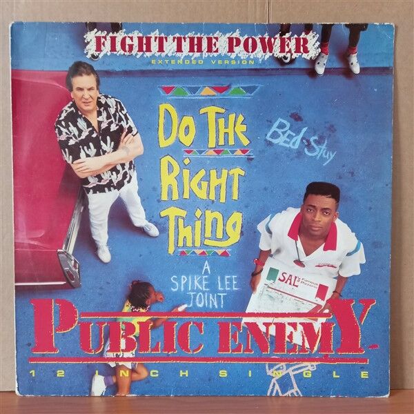 PUBLIC ENEMY – FIGHT THE POWER (1989) - 12'' 45RPM MAXI SINGLE 2.EL PLAK
