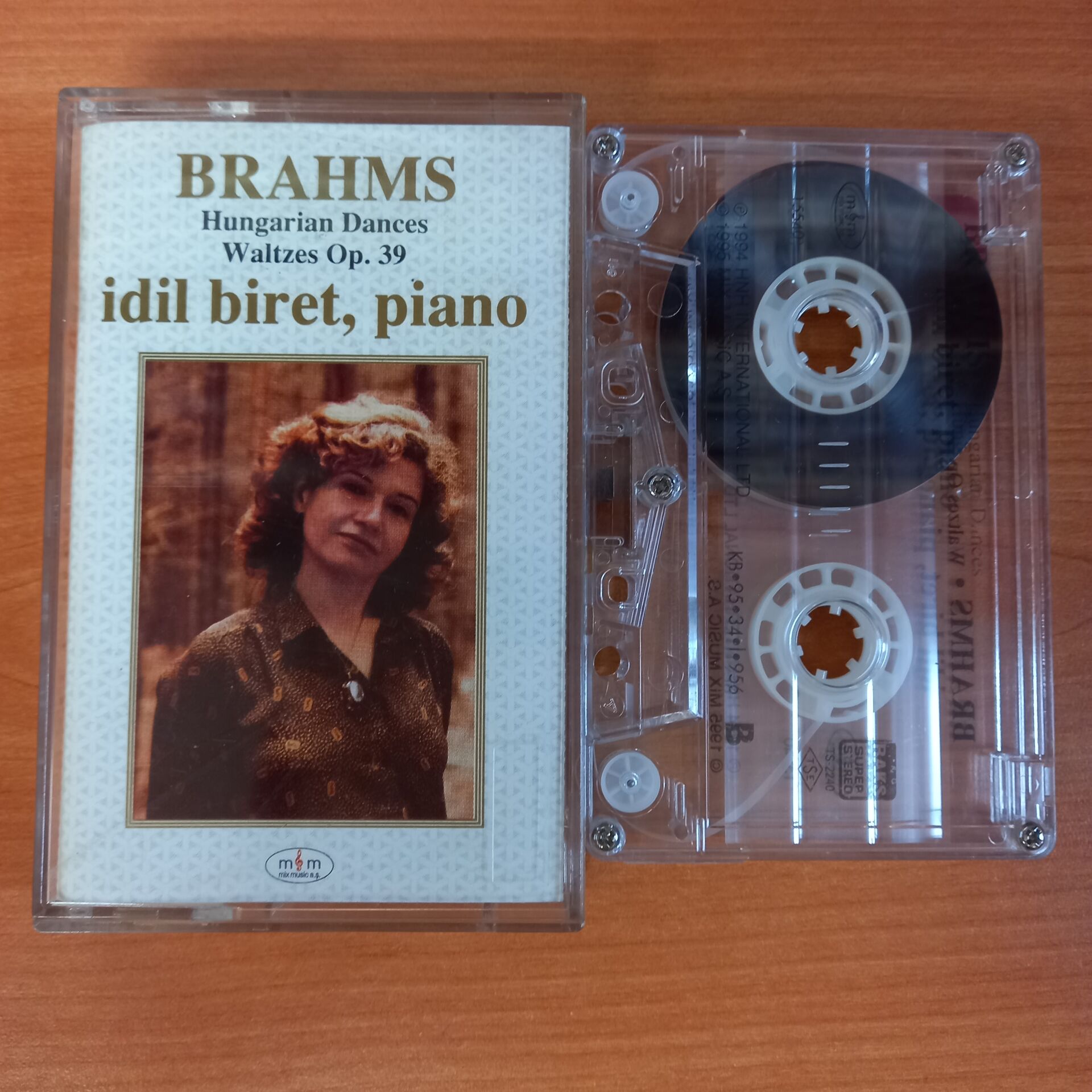 BRAHMS - İDİL BİRET, PIANO / HUNGARIAN DANCES, WALTZES OP.39 (1995) - KASET 2.EL