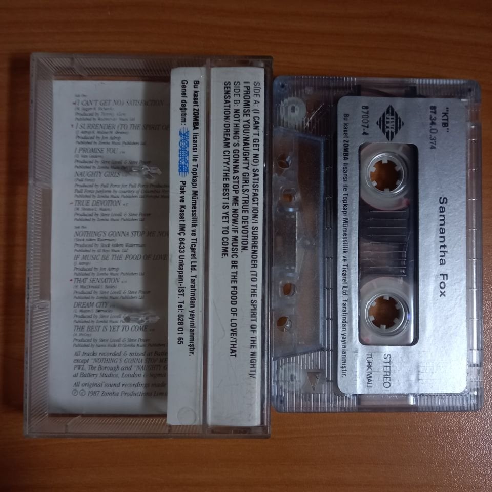 SAMANTHA FOX - SAMANTHA FOX (1987) - KASET 2.EL