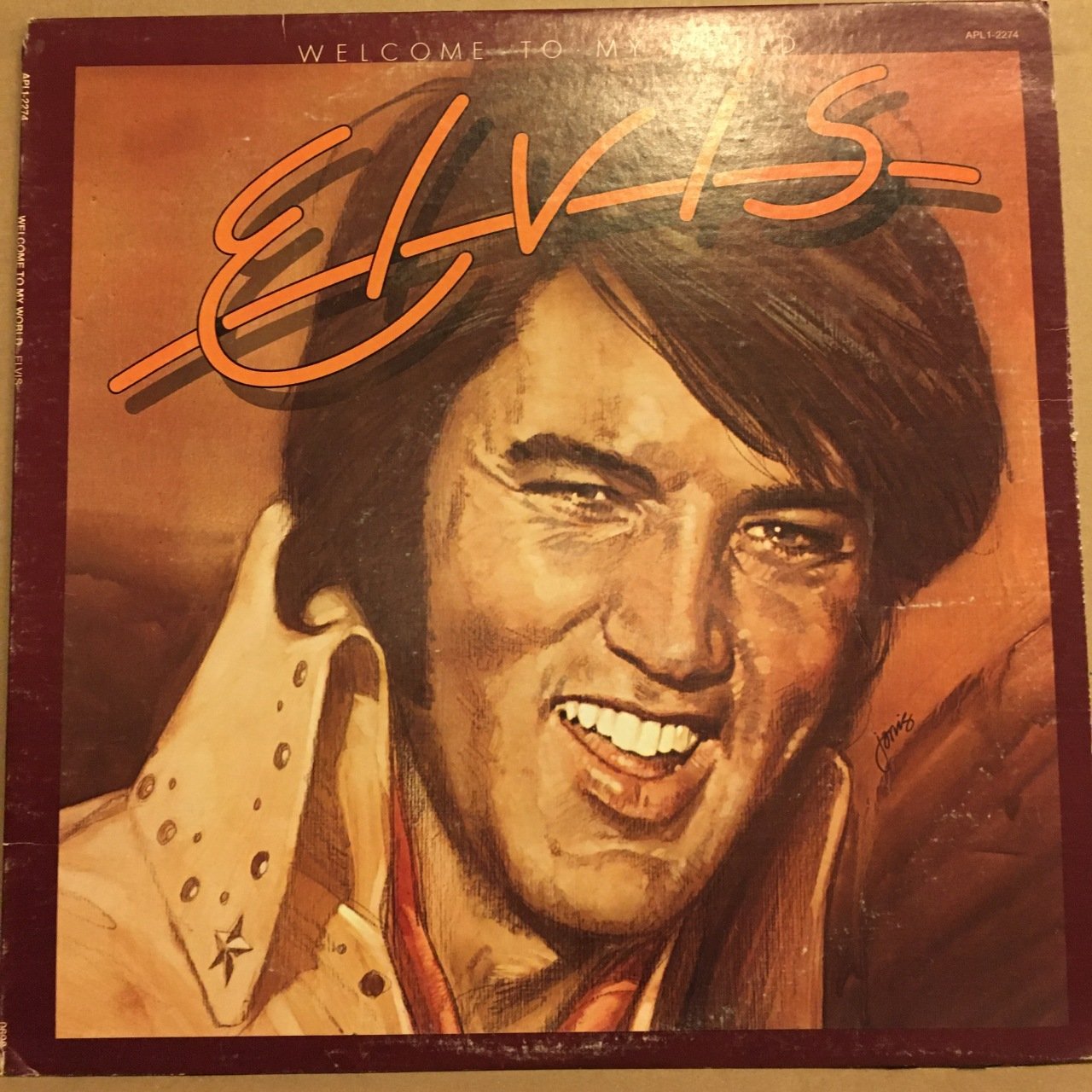 ELVIS PRESLEY -  WELCOME TO MY WORLD (1977) 2.EL PLAK