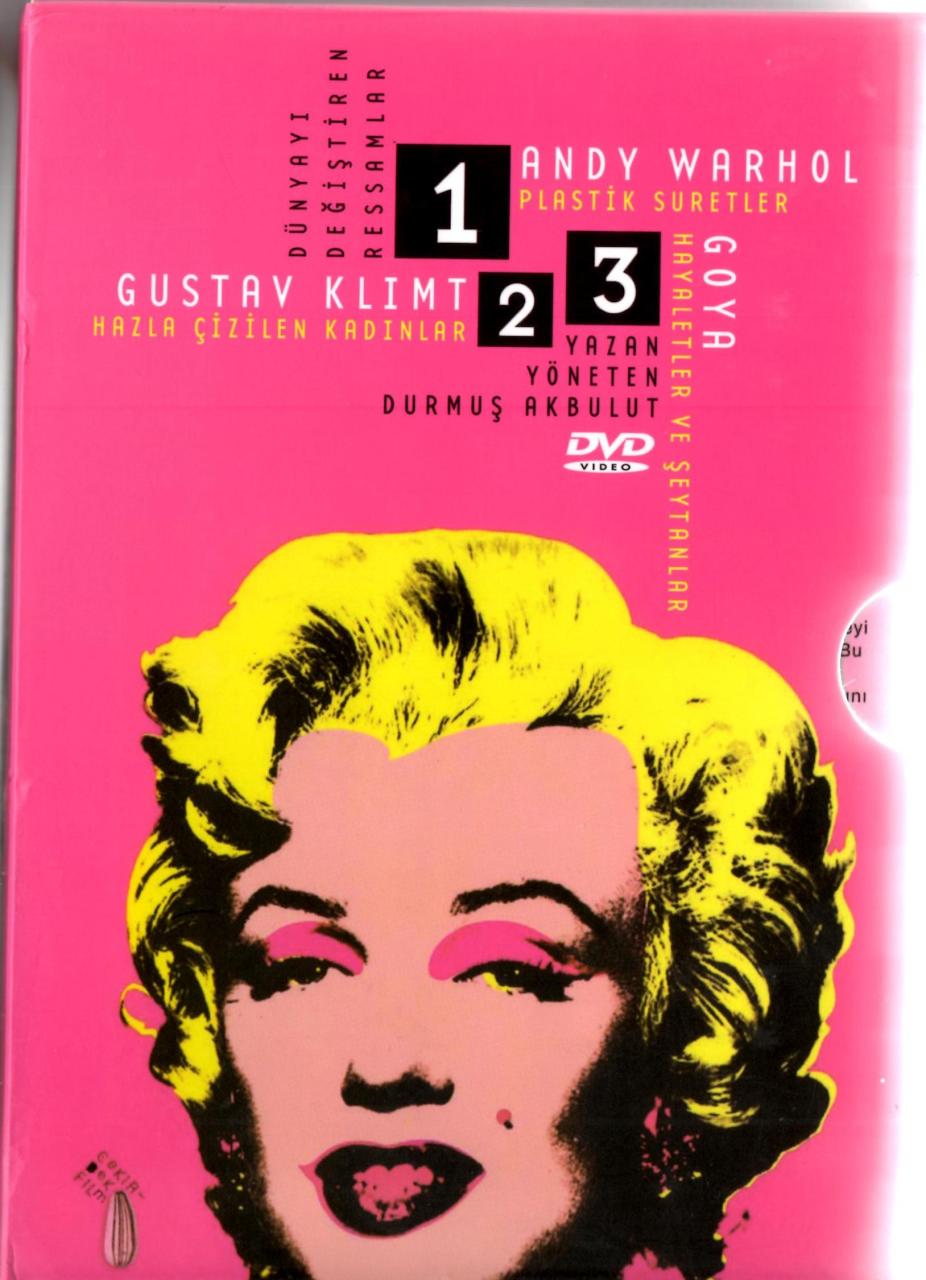 DÜNYAYI DEĞİŞTİREN RESSAMLAR KLIMT, GOYA, WARHOL - DURMUŞ AKBULUT - 3DVD 2.EL