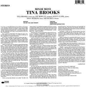 TINA BROOKS – MINOR MOVE (1980) - LP 2019 REISSUE 180GR GATEFOLD TONE POET SERIES SIFIR PLAK