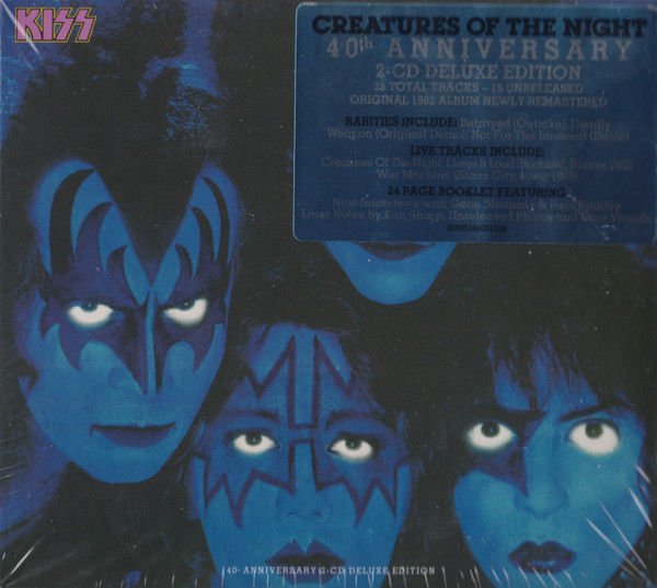 KISS – CREATURES OF THE NIGHT (1982) - 2CD 2022 REMASTERED 40TH ANNIVERSARY REISSUE SIFIR
