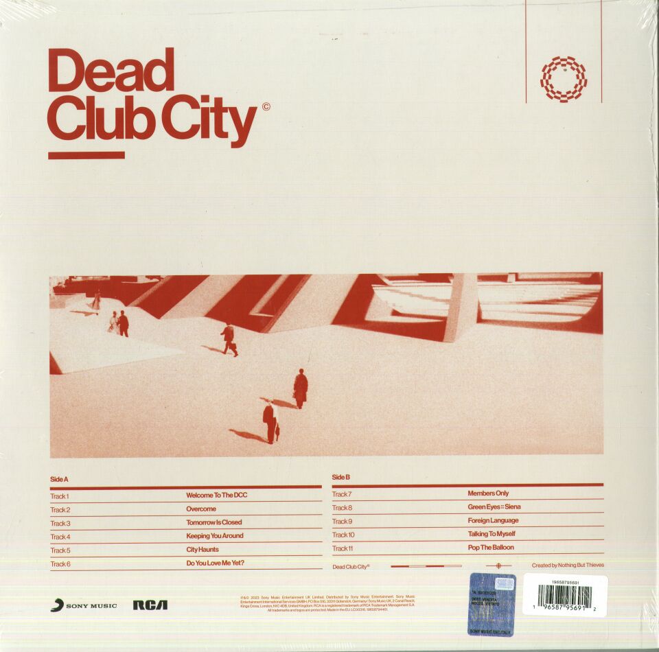 NOTHING BUT THIEVES – DEAD CLUB CITY (2023) LP GRUPTAN İMZALI SIFIR PLAK