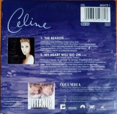 CELINE DION - MY HEART WILL GO ON [LOVE THEME FROM TITANIC] & THE REASON (1997) - CD COLUMBIA SINGLE 2.EL
