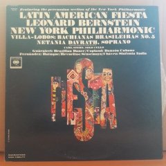 LATIN AMERICAN FIESTA, NEW YORK PHILHARMONIC, LEONARD BERNSTEIN (1963) - LP 2.EL PLAK