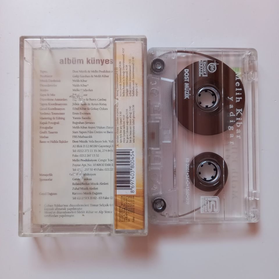 MELİH KİBAR - YADİGAR (2001) - KASET 2.EL