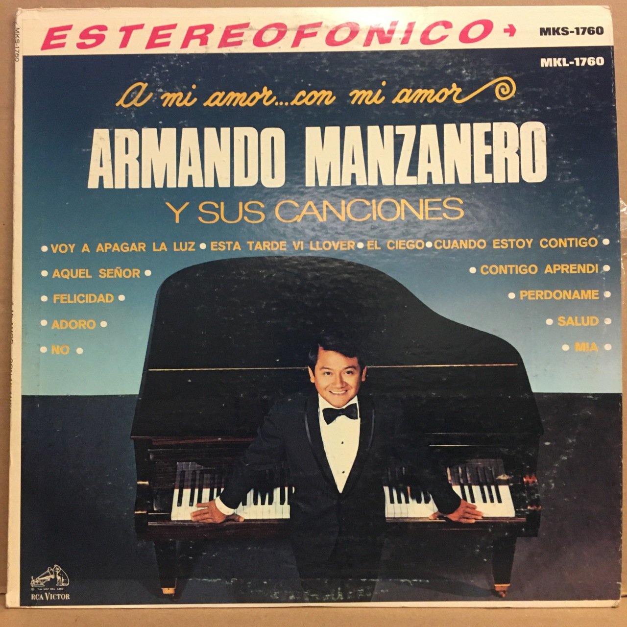 ARMANDO MANZANERO - A MI AMOR.. CON MI AMOR (1967) 2.EL PLAK