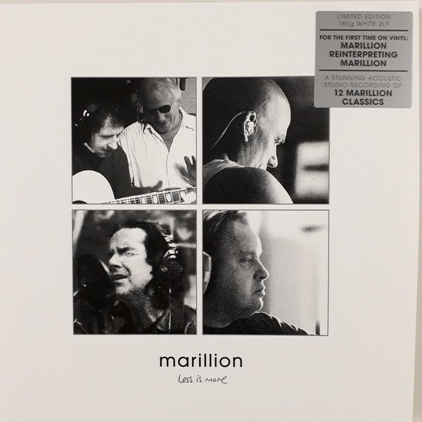 MARILLION - LESS IS MORE (2009) - 2LP 180GR WHITE COLOURED 2020 EDITION SIFIR PLAK