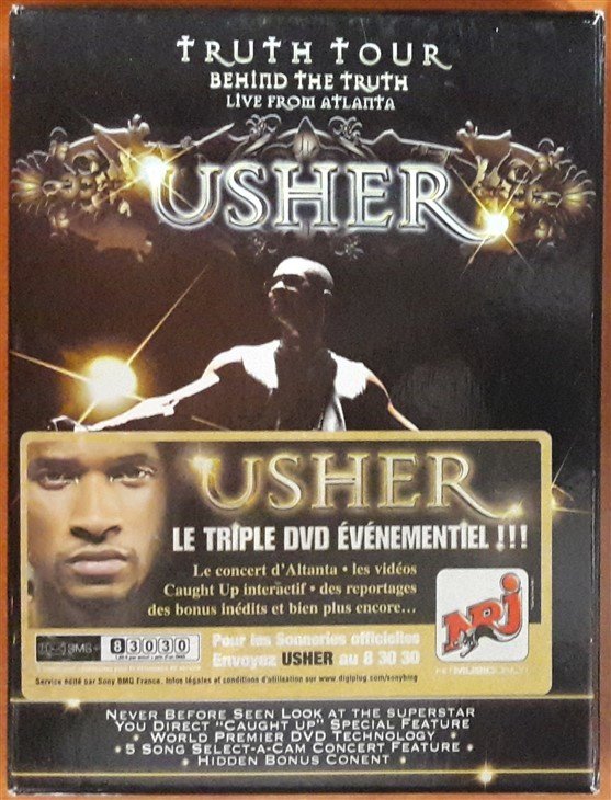 USHER - TRUTH TOUR BEHIND THE TRUTH (2005) - 3DVD 2.EL