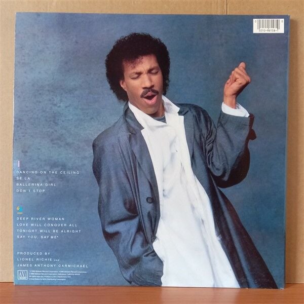 LIONEL RICHIE – DANCING ON THE CEILING (1986) - LP 2.EL PLAK