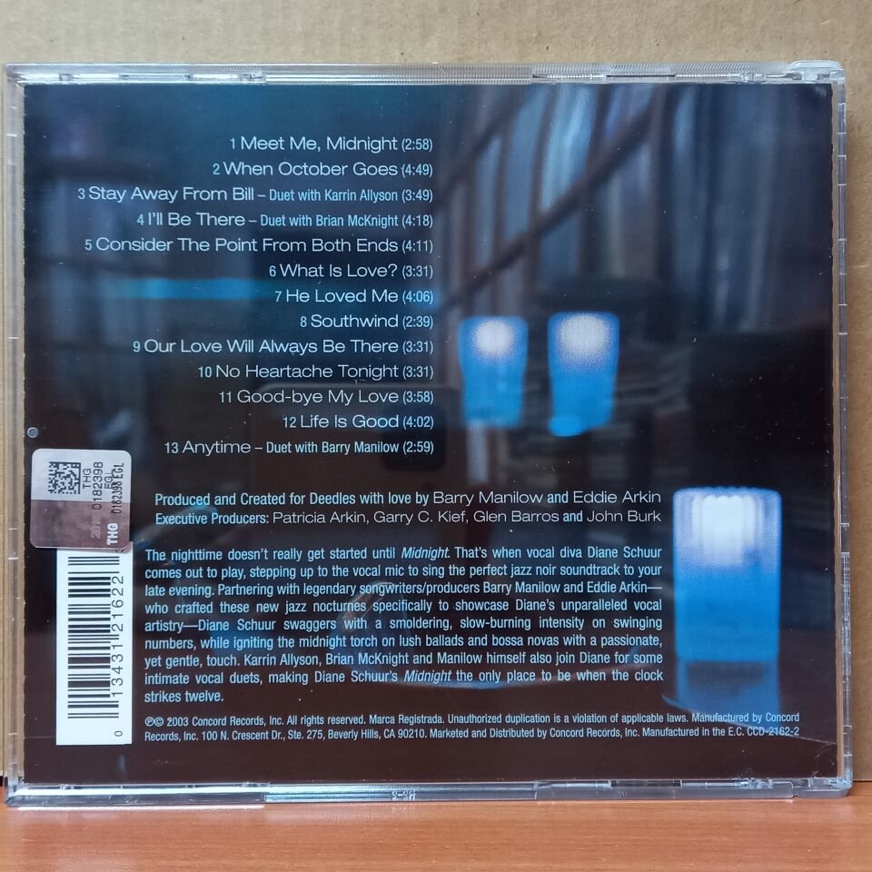 DIANE SCHUUR – MIDNIGHT (2003) - CD 2.EL