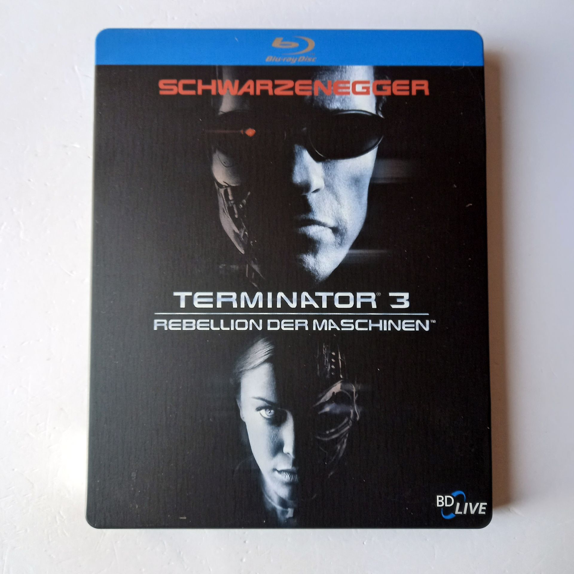 TERMINATOR 3: RISE OF THE MACHINES - ARNOLD SCHWARZENEGGER, KRISTANNA LOKEN - YÖN.: JONATHAN MOSTOW - BLU-RAY  STEELBOOK METAL KUTU 2.EL TÜRKÇE ALTYAZI YOKTUR