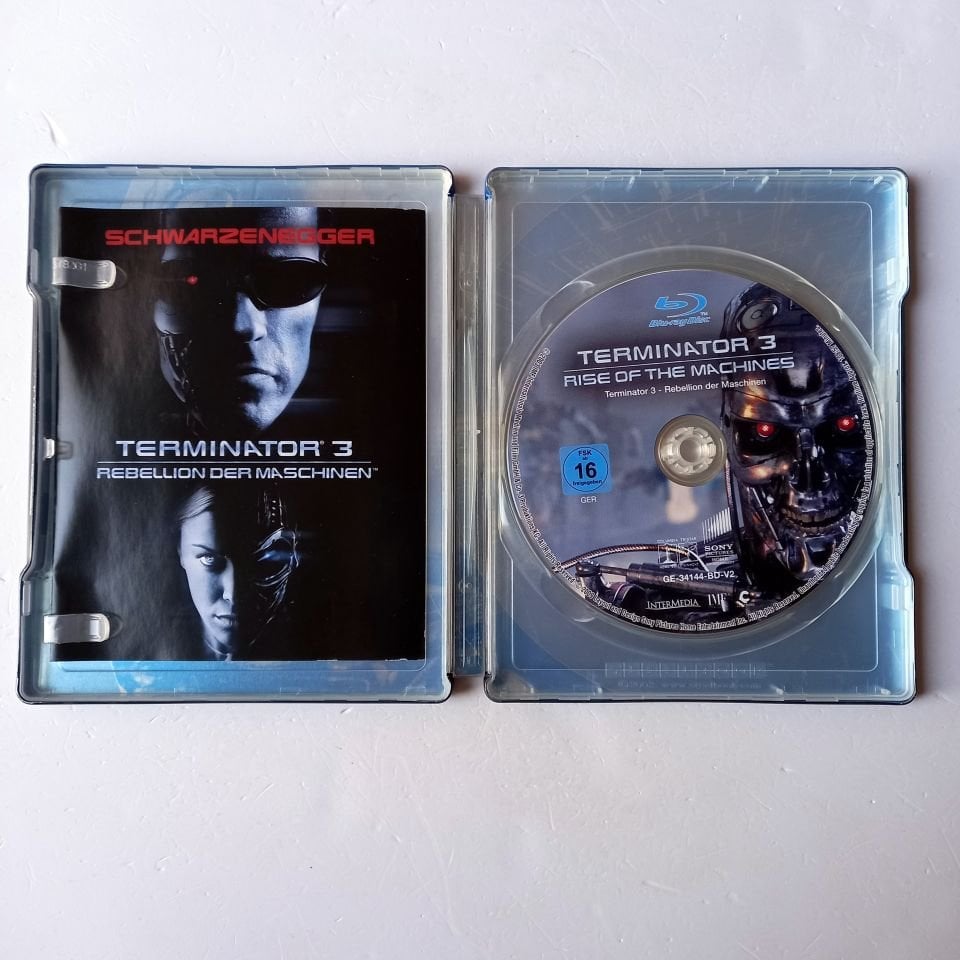 TERMINATOR 3: RISE OF THE MACHINES - ARNOLD SCHWARZENEGGER, KRISTANNA LOKEN - YÖN.: JONATHAN MOSTOW - BLU-RAY  STEELBOOK METAL KUTU 2.EL TÜRKÇE ALTYAZI YOKTUR