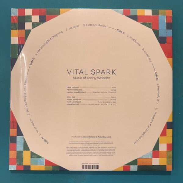 DAVE HOLLAND , NORMA WINSTONE & LONDON VOCAL PROJECT - VITAL SPARK / MUSIC OF KENNY WHEELER (2026) - 2xLP HYACINTH COLOURED EDITION SIFIR PLAK