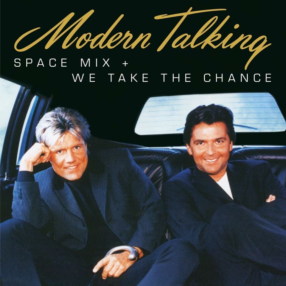 MODERN TALKING – SPACE MIX + WE TAKE THE CHANCE (1998) - 45RPM 12'' MAXI SINGLE 180GR 2023 LIMITED EDITION SILVER COLOURED VINYL SIFIR PLAK