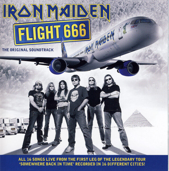 IRON MAIDEN – FLIGHT 666 / THE ORIGINAL SOUNDTRACK (2009) - 2CD REISSUE JEWEL CASE AMBALAJINDA SIFIR