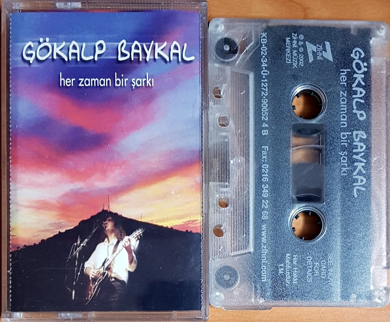 GÖKALP BAYKAL - HER ZAMAN BİR ŞARKI (2002) ZİHNİ MÜZİK KASET 2.EL