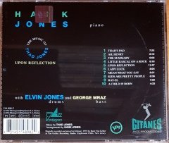 HANK JONES WITH ELVIN JONES AND GEORGE MRAZ - UPON REFLECTION / THE MUSIC OF THAD JONES (1993) GITANES JAZZ PRODUCTIONS / VERVE CD 2.EL