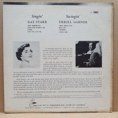 KAY STARR / ERROLL GARNER - SINGIN' SWINGIN' (1957) - LP 2.EL PLAK