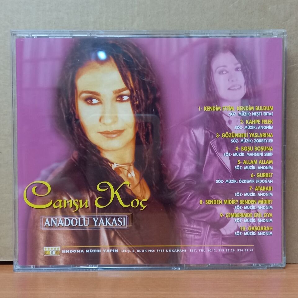 CANSU KOÇ - ANADOLU YAKASI - CD 2.EL