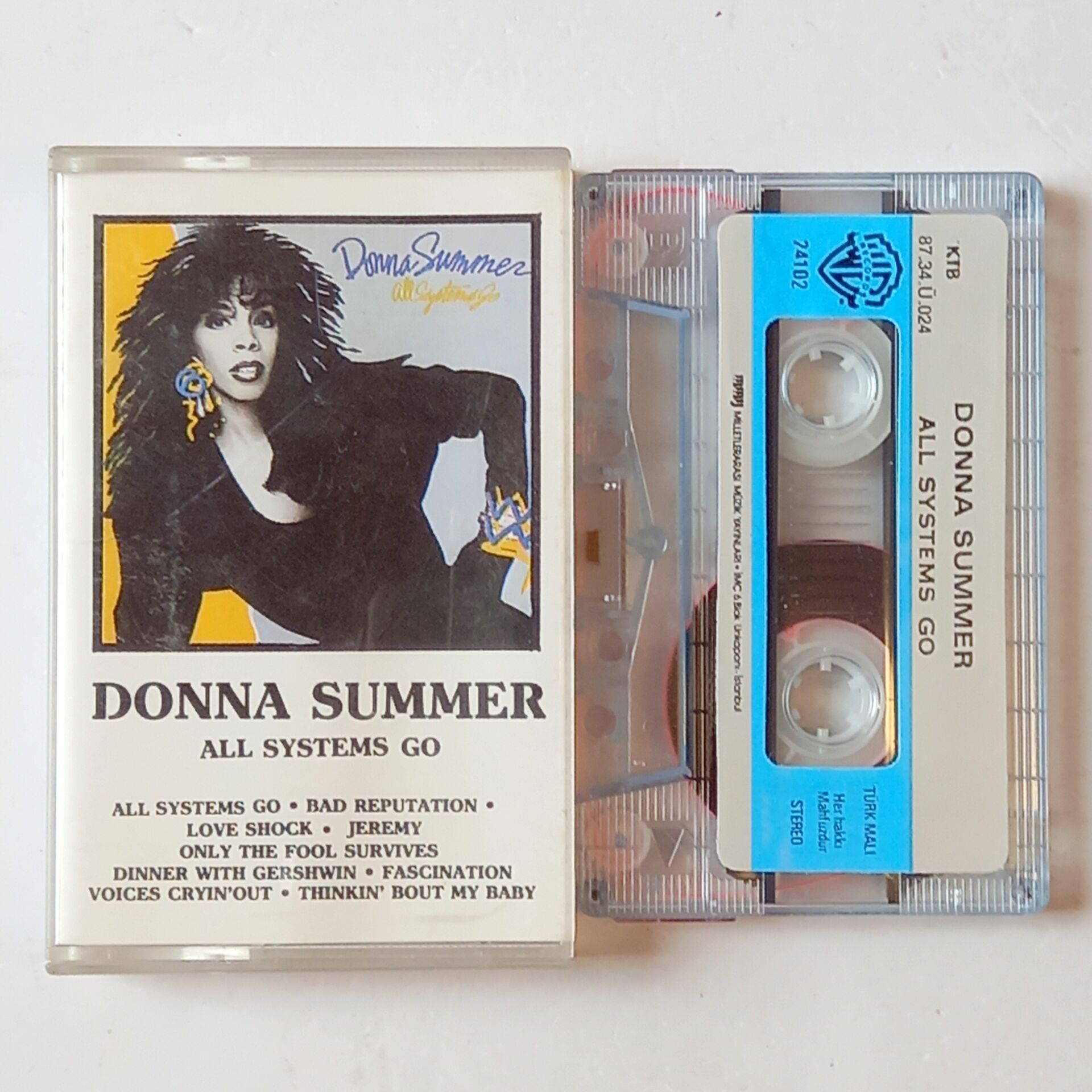 DONNA SUMMER - ALL SYSTEMS GO (1987) - KASET 2.EL