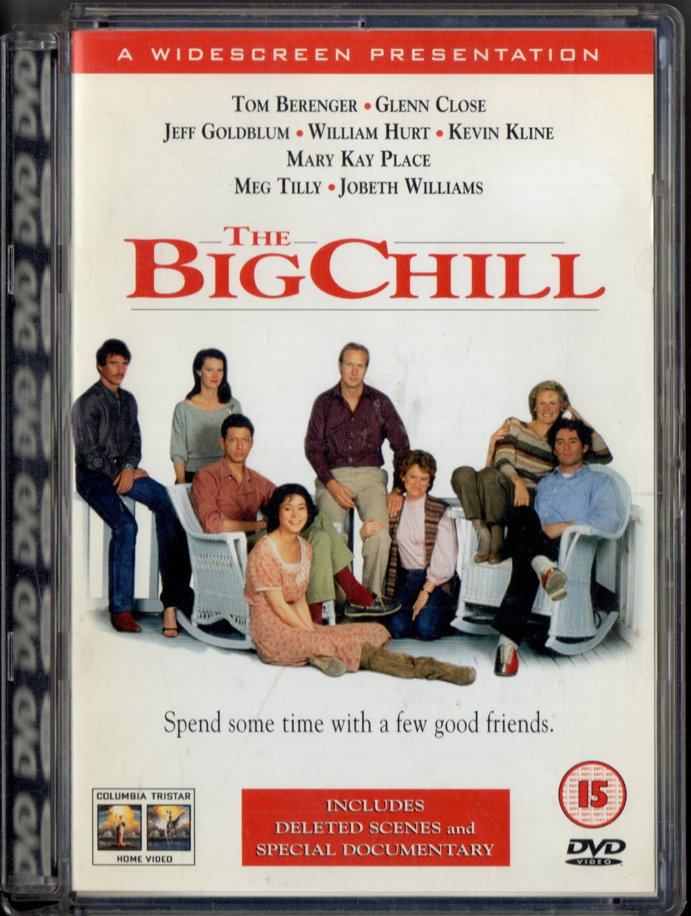 THE BIG CHILL - LAWRENCE KASDAN - TOM BERENGER, JEFF GOLDBLUM - JEWELCASE DVD 2.EL
