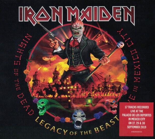 IRON MAIDEN – NIGHTS OF THE DEAD, LEGACY OF THE BEAST: LIVE IN MEXICO CITY (2020) - 2CD DIGIPAK AMBALAJINDA SIFIR