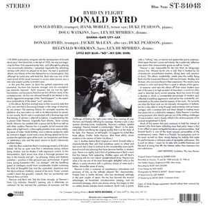 DONALD BYRD – BYRD IN FLIGHT (1960) - LP 2021 REISSUE 180GR GATEFOLD TONE POET SERIES SIFIR PLAK