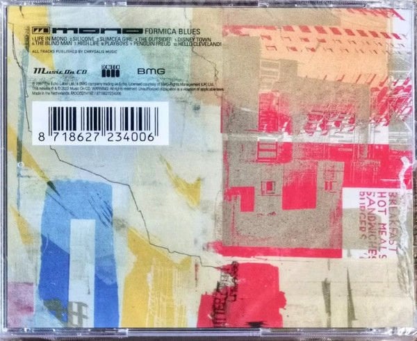 MONO – FORMICA BLUES (1997) - CD 2022 REISSUE JEWEL CASE AMBALAJINDA SIFIR