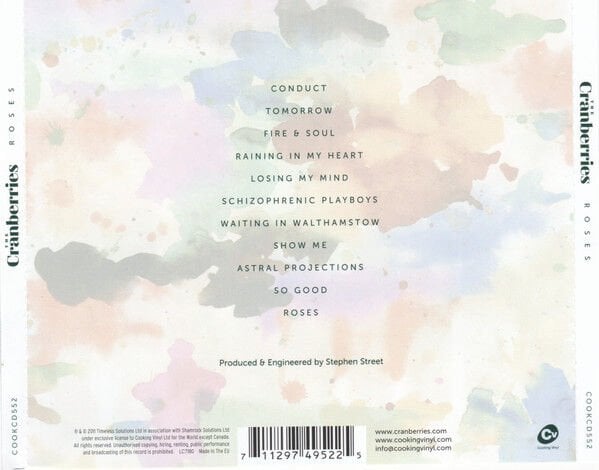 THE CRANBERRIES – ROSES (2011) - CD AMBALAJINDA SIFIR