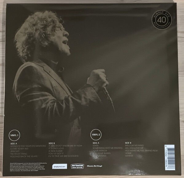 SIMPLY RED - RECOLLECTIONS (2025) - 2LP COMPILATION 180GR CRYSTAL CLEAR & BLACK MARBLED COLOURED EDITION SIFIR PLAK