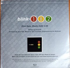 BLINK 182 - FIRST DATE (2001) - CD MCA RECORDS PROMO SINGLE 2.EL