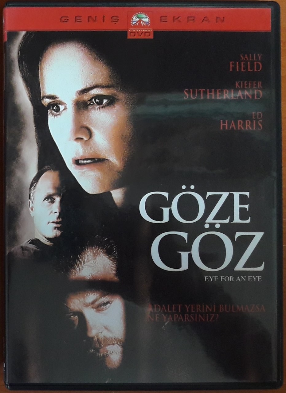 GÖZE GÖZ - EYE FOR AN EYE - SALLY FIELD - KIEFER SUTHERLAND - ED HARRIS - DVD 2.EL