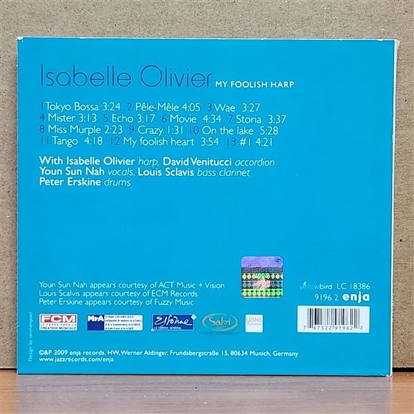 ISABELLE OLIVIER – MY FOOLISH HARP (2009) - CD 2.EL