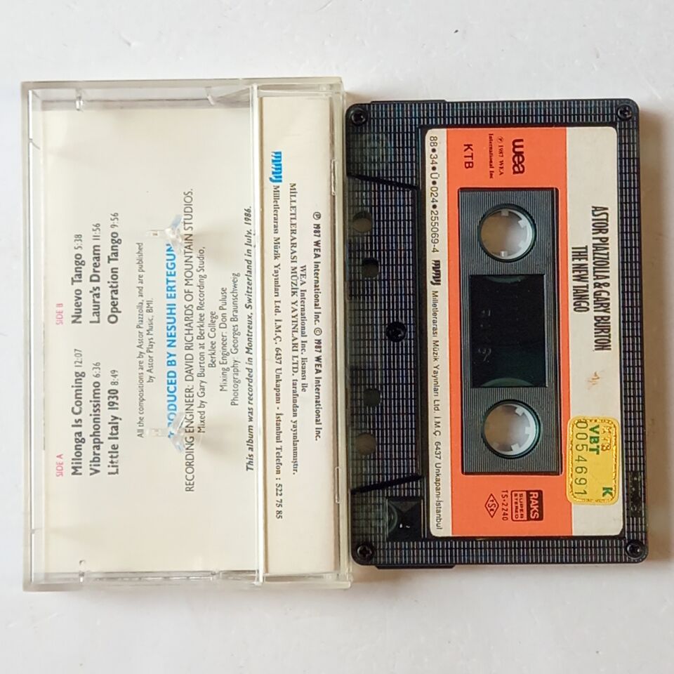ASTOR PIAZZOLLA, GARY BURTON - THE NEW TANGO (1988) - KASET 2.EL