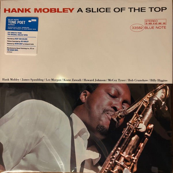 HANK MOBLEY – A SLICE OF THE TOP (1979) - LP 2024 REISSUE 180GR GATEFOLD TONE POET SERIES SIFIR PLAK