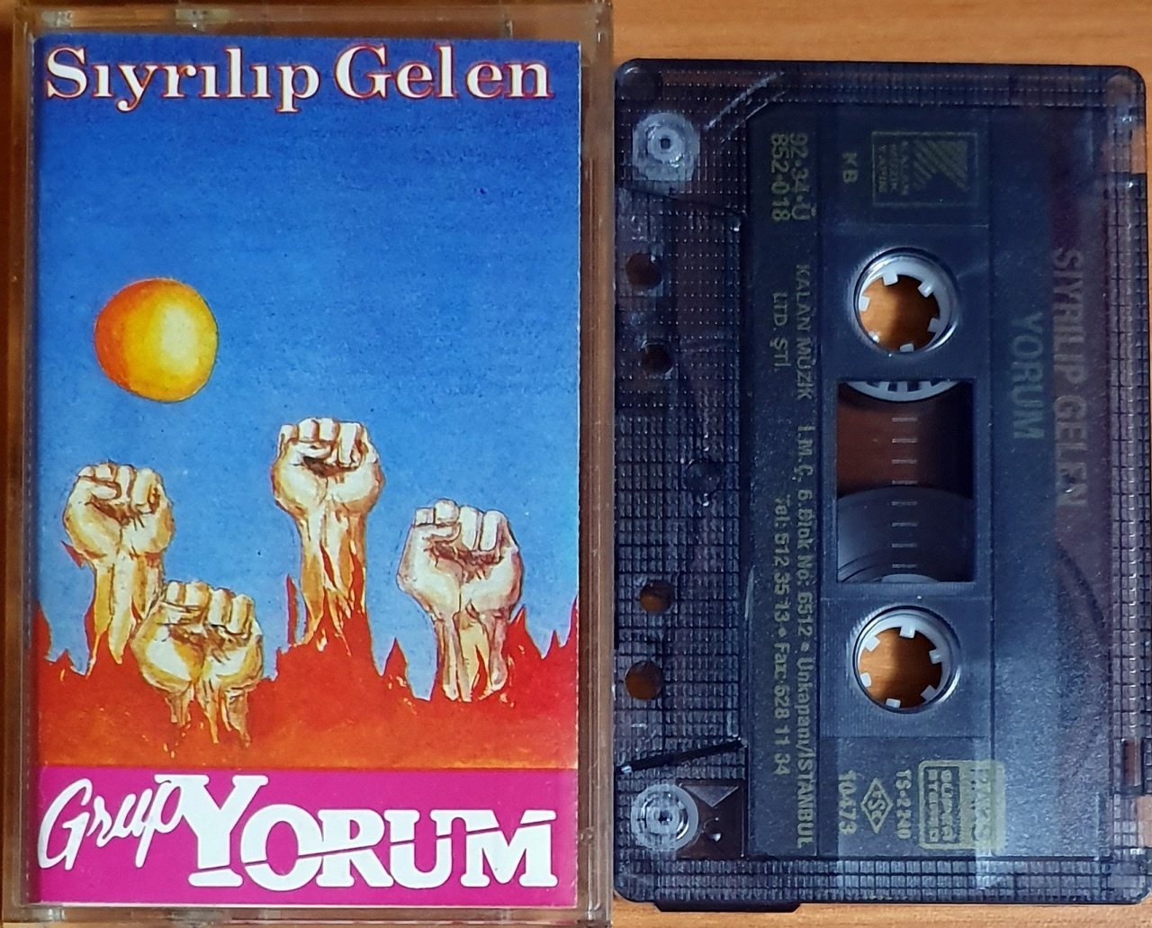 GRUP YORUM - SIYRILIP GELEN (1992) - KASET KALAN MÜZİK 2.EL